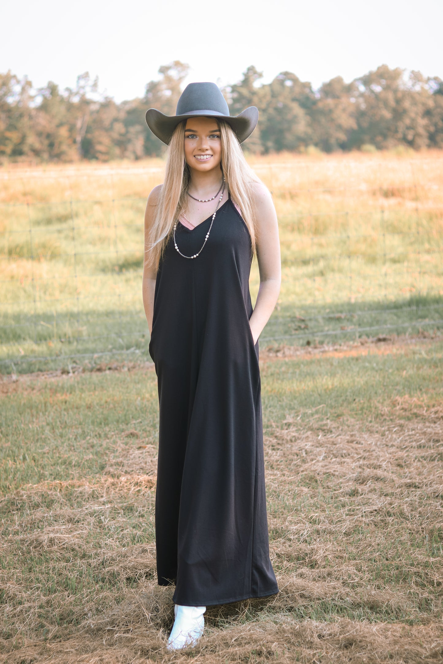 Black Wide Leg Jumpsuit