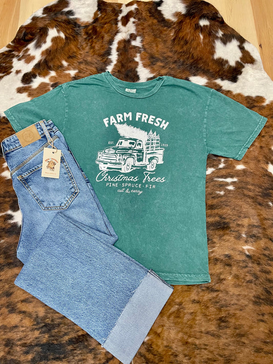 Farm Fresh Christmas Graphic Tee