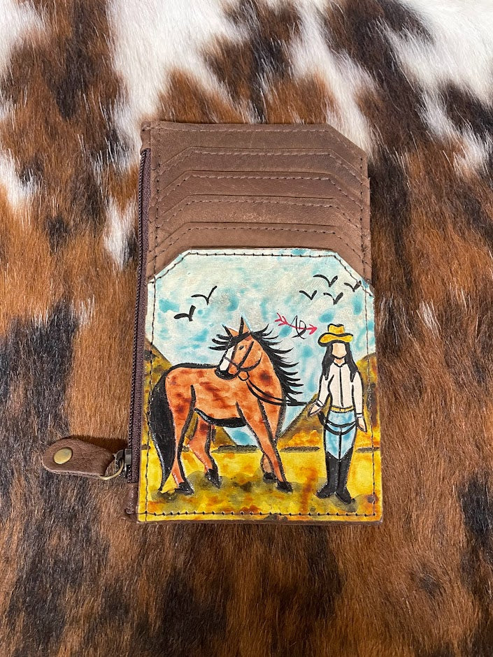 Cowgirl Card Holder