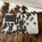 Brown Tooled Leather Cowhide Western Wallet