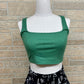 Green Twist Back Tank