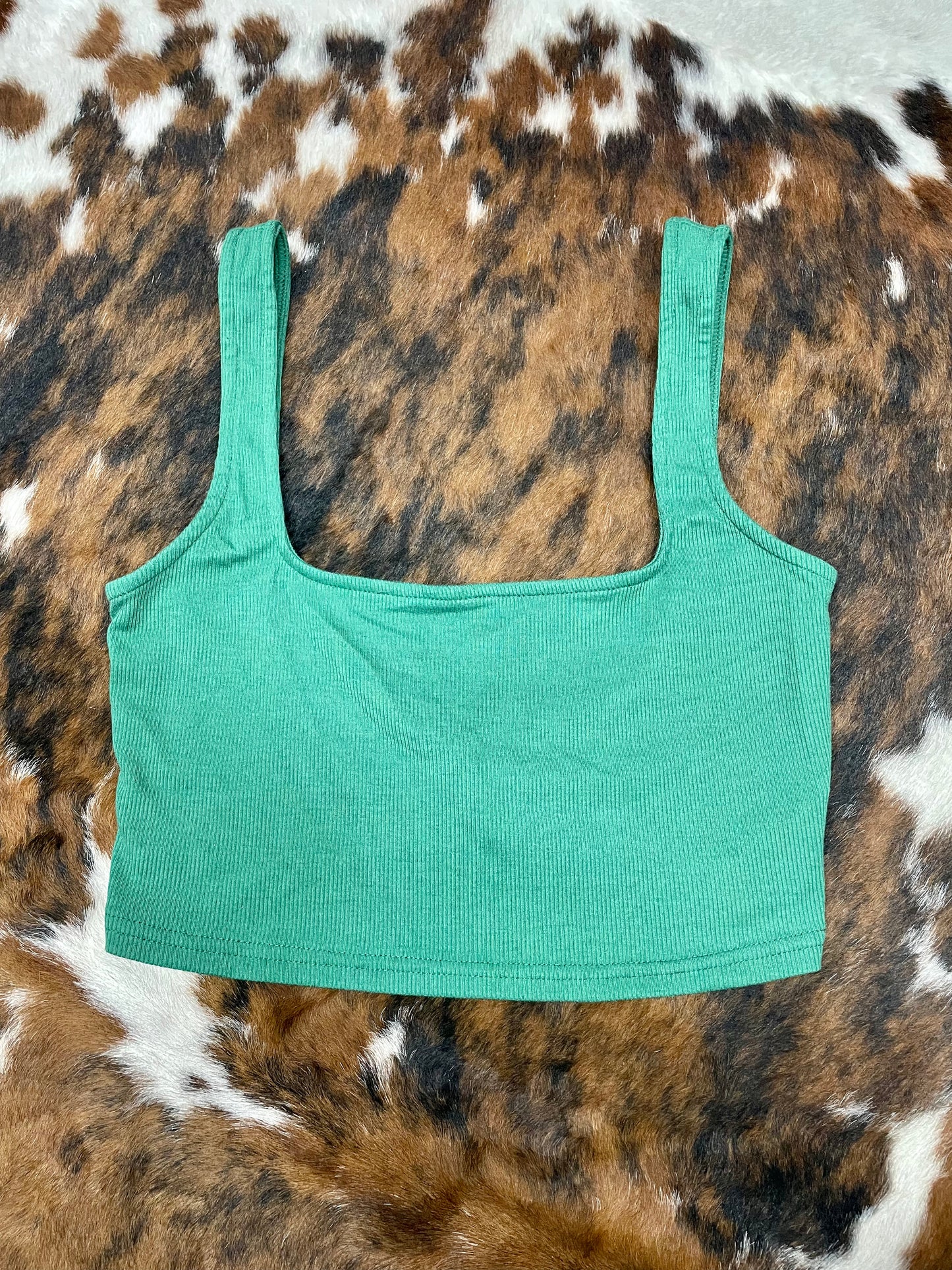 Green Twist Back Tank