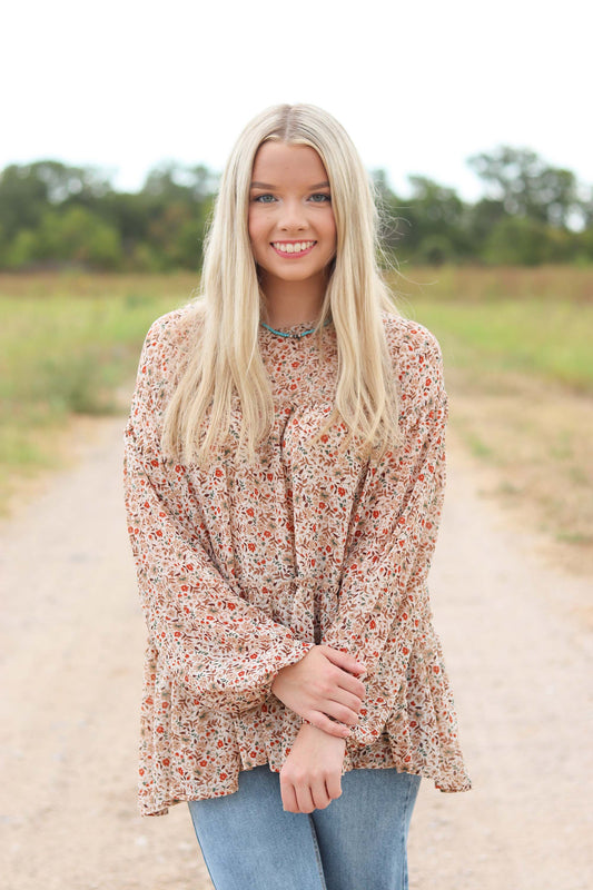 Autumn Blooms Top